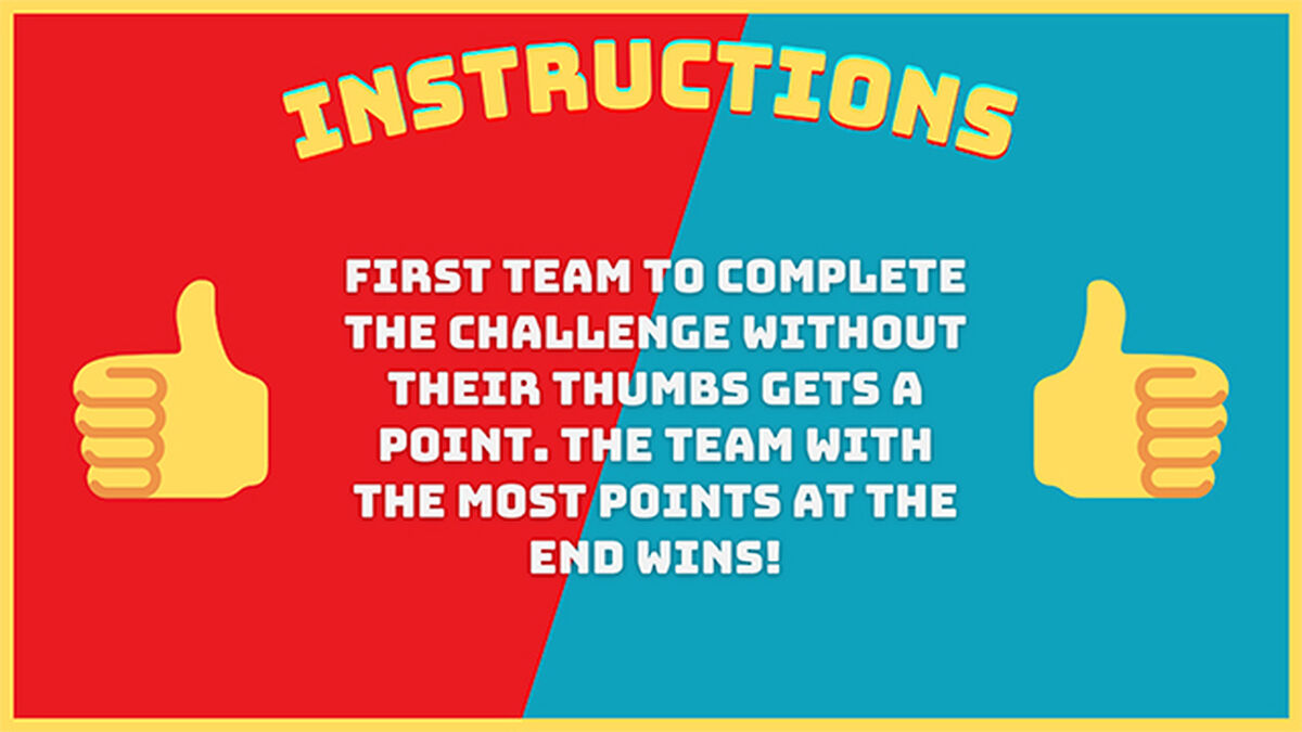 The No Thumb Challenge image number null